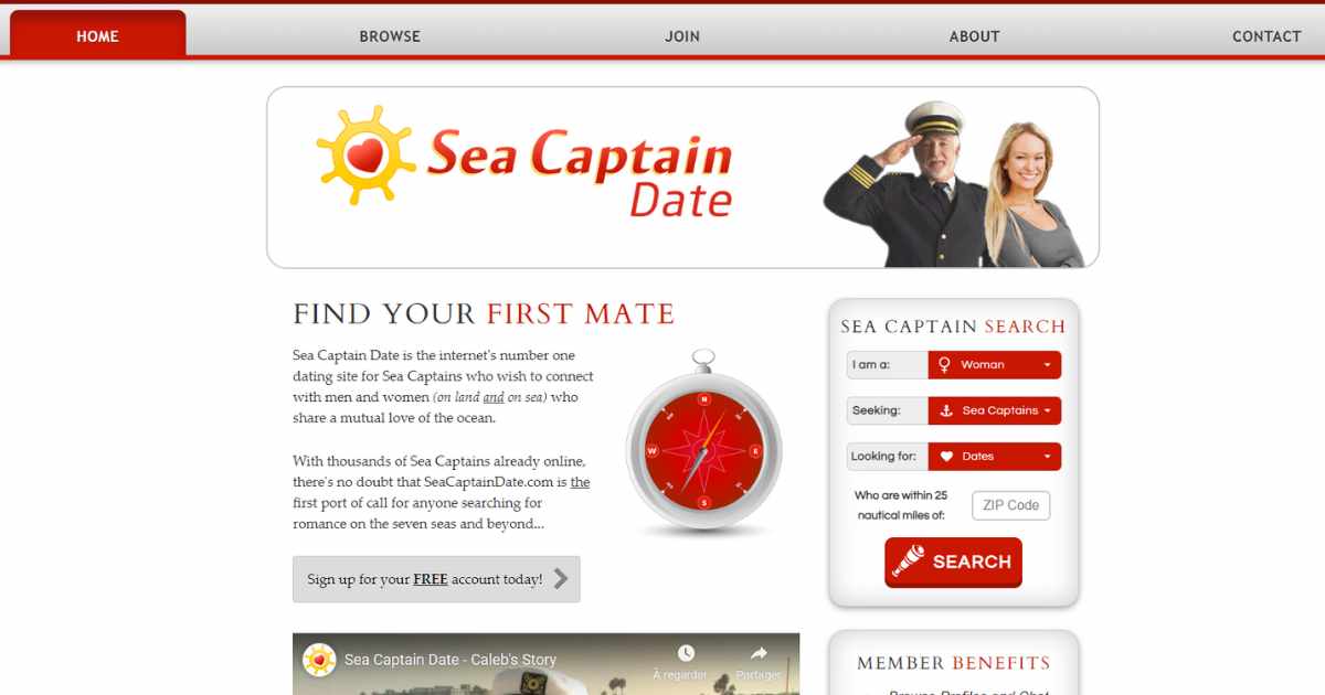 Sea Captain Date, le site pour les amoureux de la mer